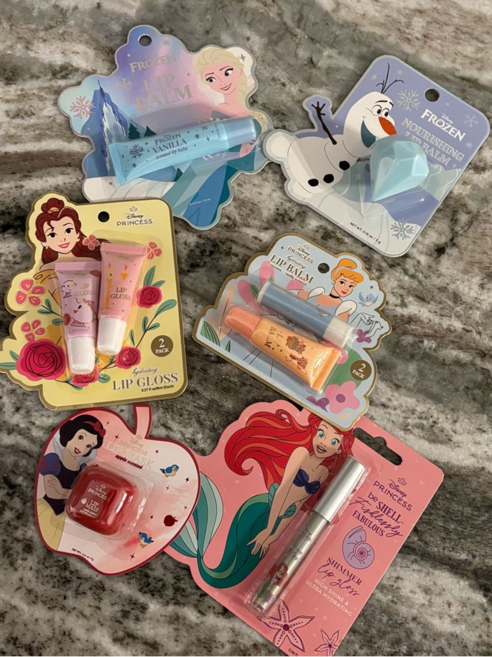 Disney Princess Set of 6 Lipgloss